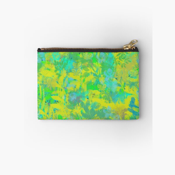 Item preview, Into the Jungle. An abstract jungle design of plants and butterflies. designed and sold by innerspectrum.