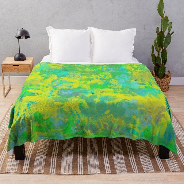 Item preview, Into the Jungle. An abstract jungle design of plants and butterflies. designed and sold by innerspectrum.