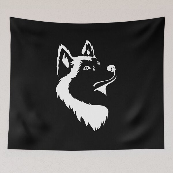 Item preview, Husky Siberiano Blanco designed and sold by Trazo Caribe.