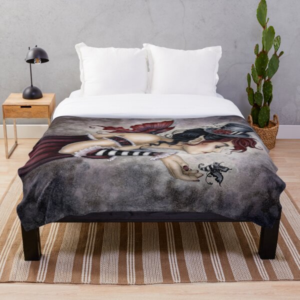 Fae Risque Throw Blanket