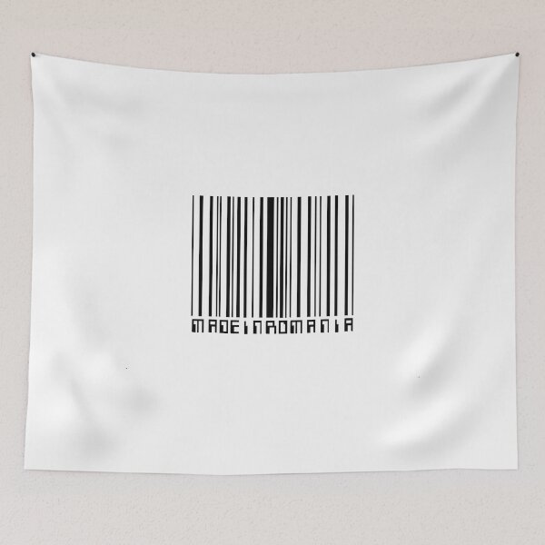 Item preview, Made In Romania - Barcode Travel Souvenir designed and sold by BlueRockDesigns.