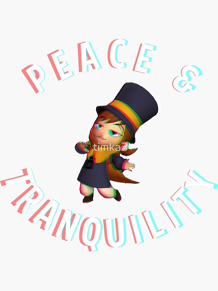 a-hat-in-time-peace-tranquility-sticker-for-sale-by-timka3-redbubble