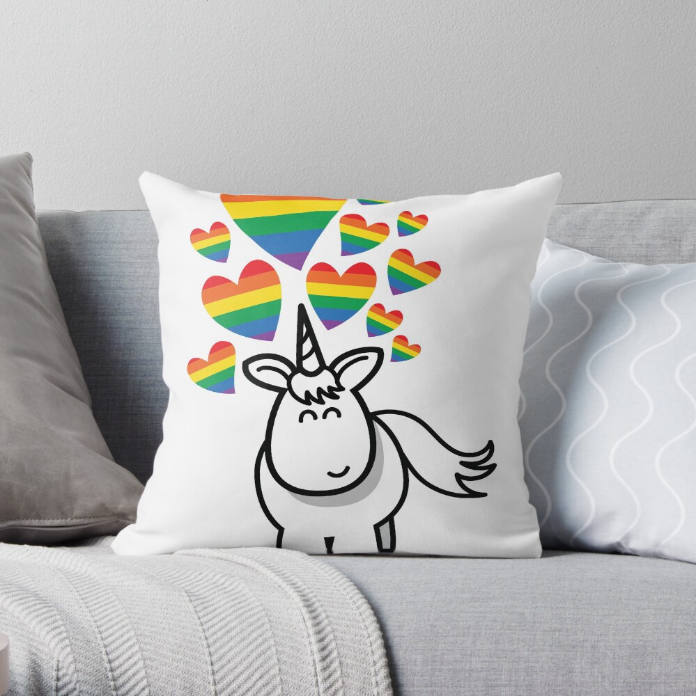 Item preview, Throw Pillow designed and sold by cartoongoddess.
