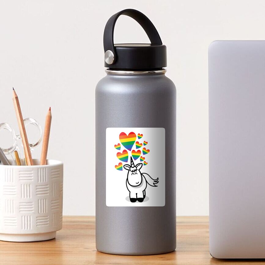 Magical Unicorn Love Sticker