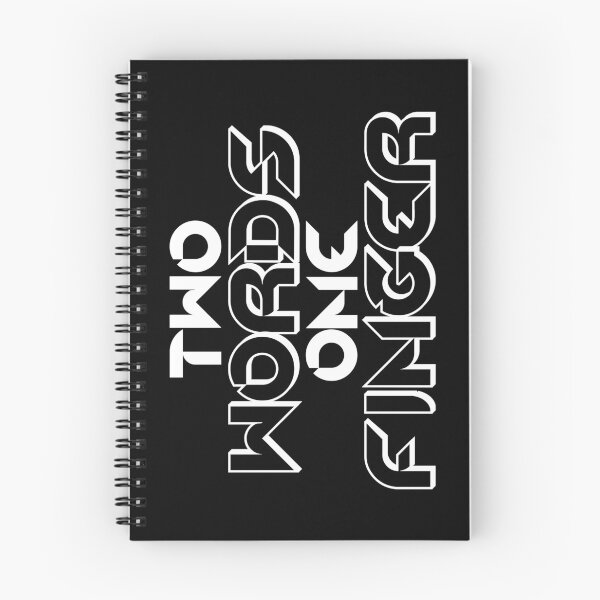 Item preview, Two Words One Finger designed and sold by MrTeeTime.