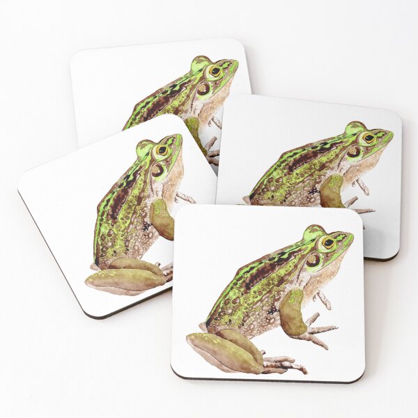 Item preview, Green and Golden Bell Frog designed and sold by AuntieBetty.