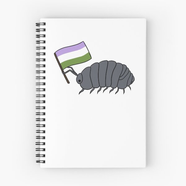 Item preview, Genderqueer Flag Pillbug designed and sold by avesmx.