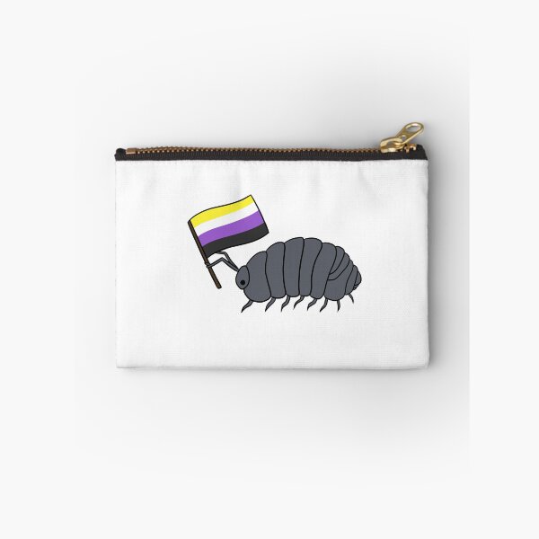 Item preview, Nonbinary Flag Pillbug designed and sold by avesmx.