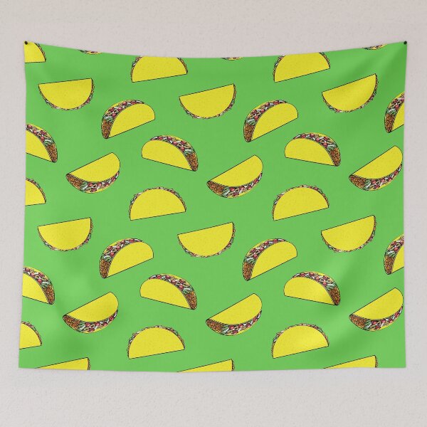 Artikelvorschau, Tacos - Green - Tex Mex - knusprige Tacos entworfen und verkauft von littlearrow.