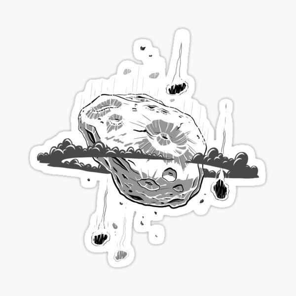 Asteroid Apocalypse ! Sticker