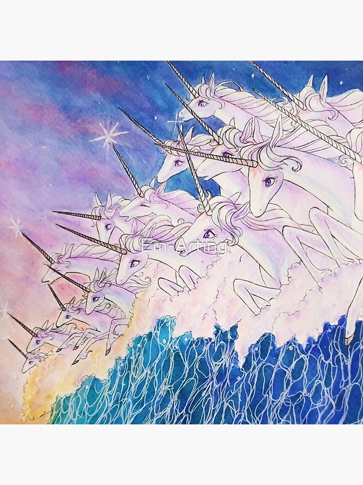 Unicorns in the sea by Em-Arting