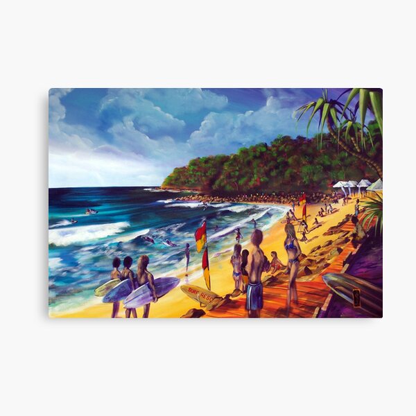 Noosa Festival of Surf - artist Bob Gammage Canvas Print