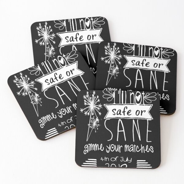 Item preview, 4th of July 2019 | I'm Not Safe or Sane | Dark Apparel designed and sold by PureCreations.