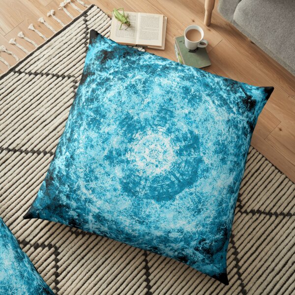 Glacial Halo Floor Pillow