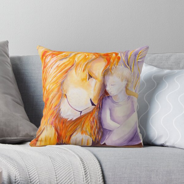 In the Grass Throw Pillow