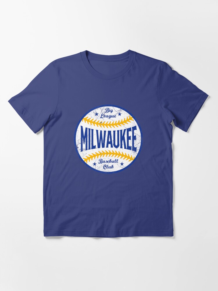 1970 Milwaukee Brewers Artwork: Men's Cotton Jersey Hooded Long Sleeve T- shirt