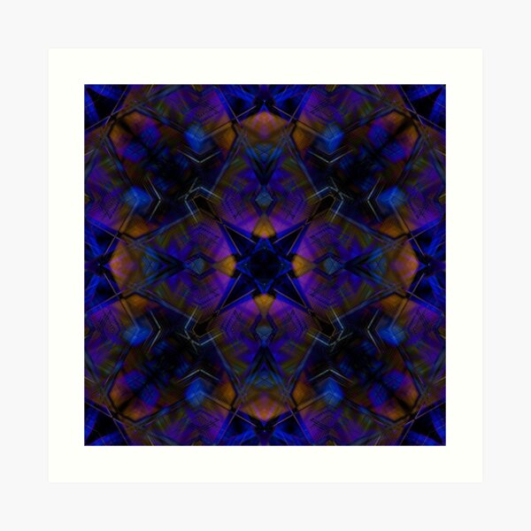 Kaleidoscopic Iris Art Print