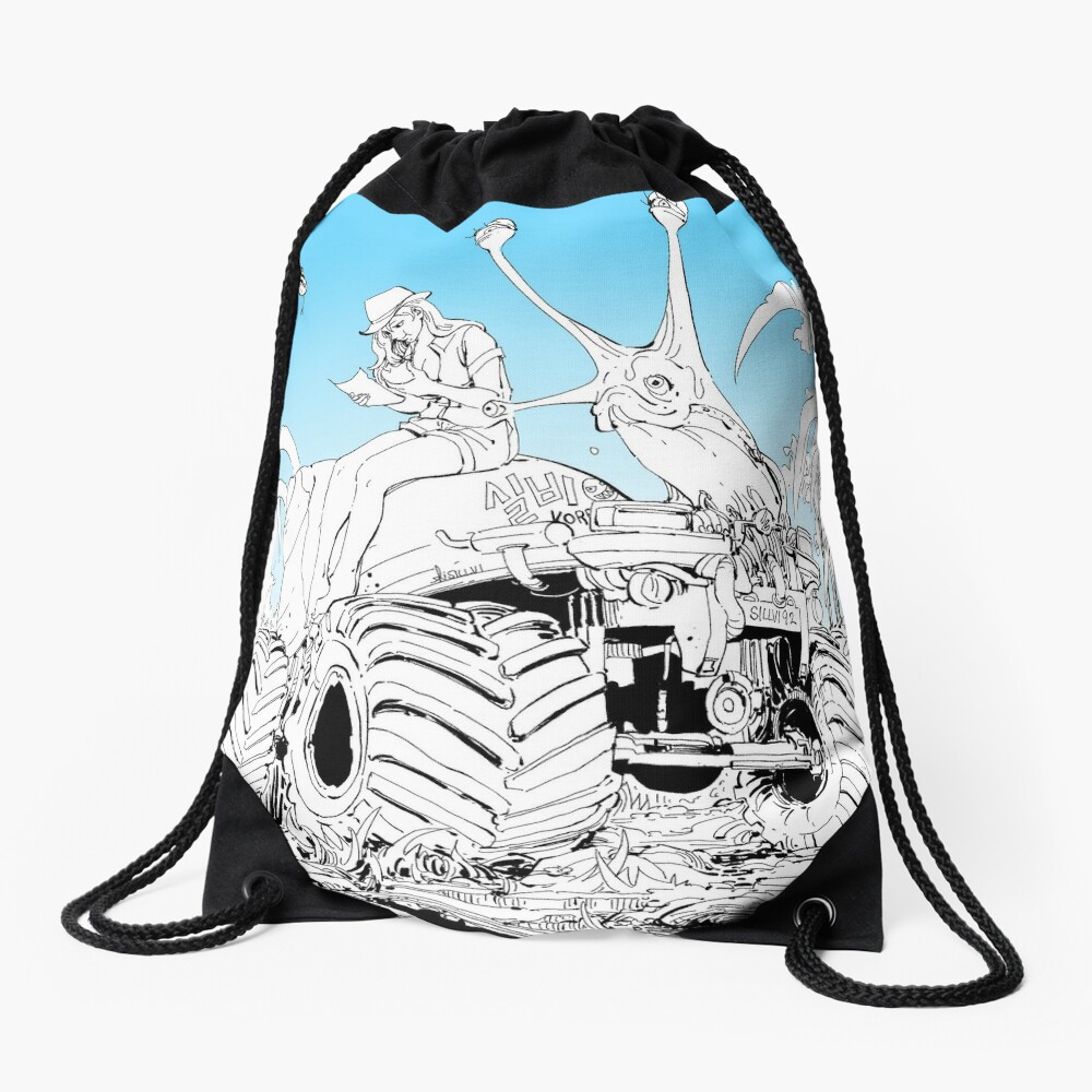 safari drawstring backpack