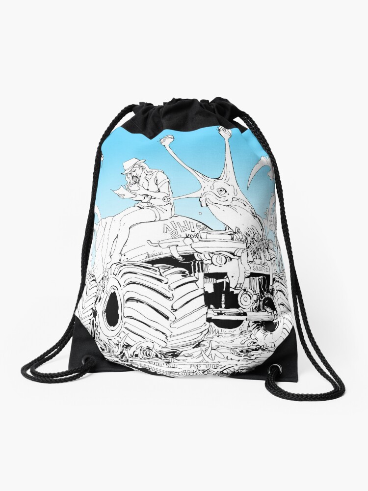 safari drawstring bag