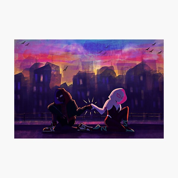 Spiderverse Buds Photographic Print