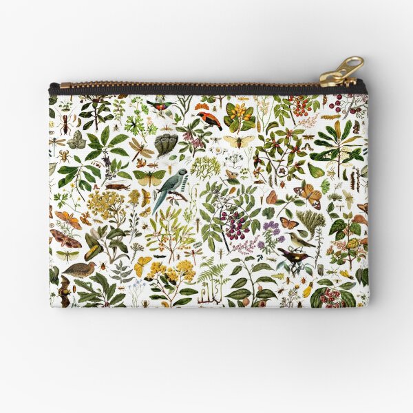 Golden Floral Pencil Pouch