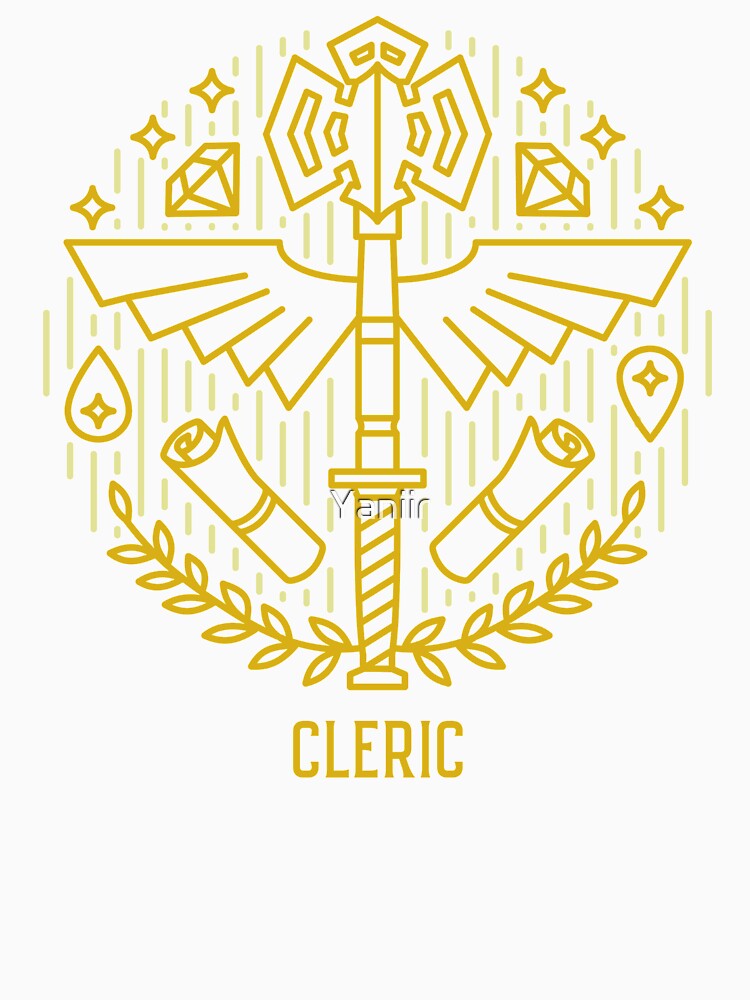 Thumbnail 7 of 7, Classic T-Shirt, Cleric designed and sold by Yaniir.