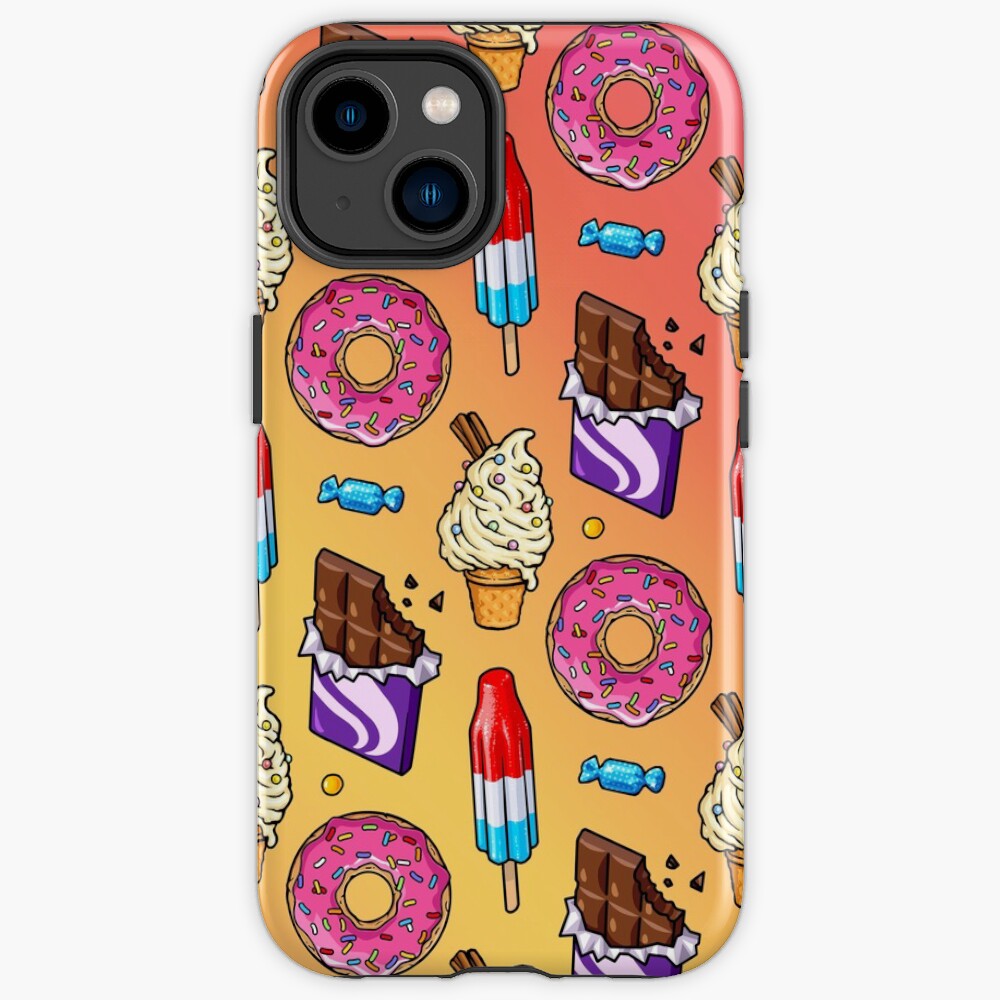 sweet tooth pattern iPhone Case