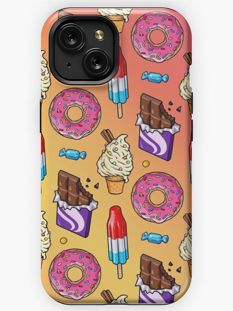 Thumbnail 1 of 4, iPhone Case, sweet tooth pattern designed and sold by v0ff.