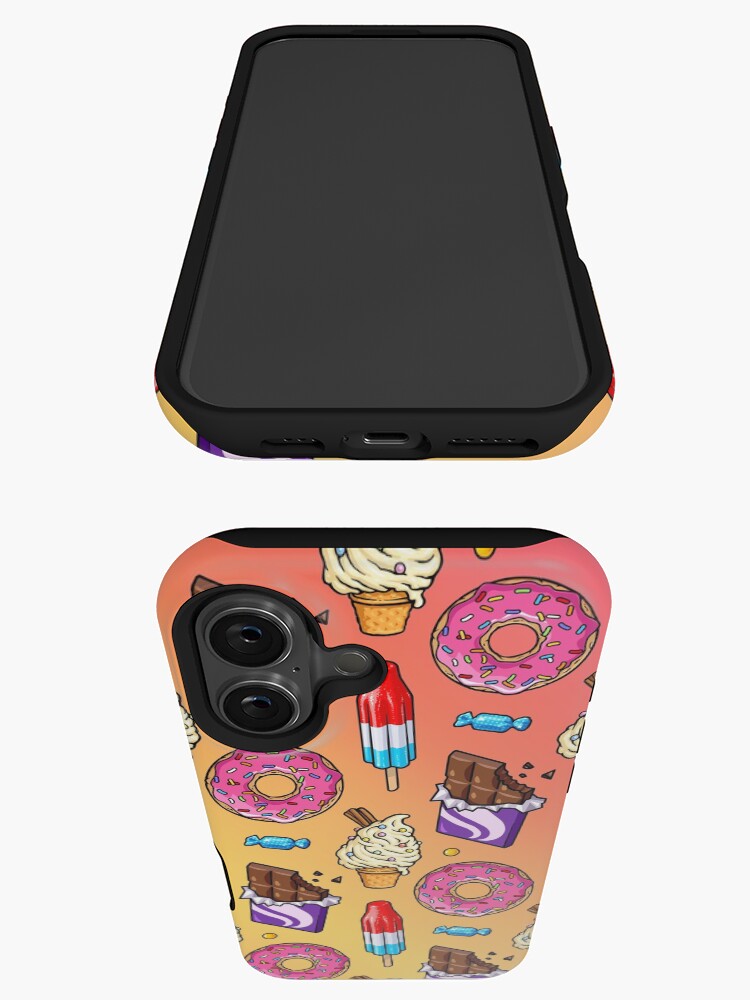 Thumbnail 3 of 4, iPhone Case, sweet tooth pattern designed and sold by v0ff.