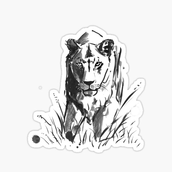 Item preview, Lioness designed and sold by Jane Barndon.