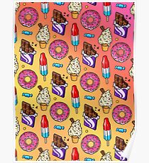 sweet tooth pattern Poster