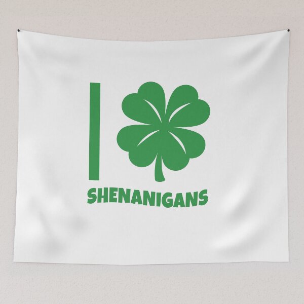 Item preview, Shenanigans Irish Green Four Leaf Clover designed and sold by SilentEcho.