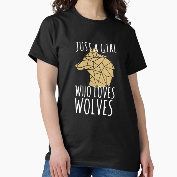 Artikel-Vorschau von Wolf Design Nur ein Mädchen, das Wölfe liebt, designt und verkauft von alenaz.