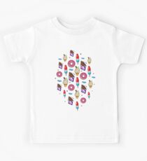 sweet tooth pattern Kids Tee