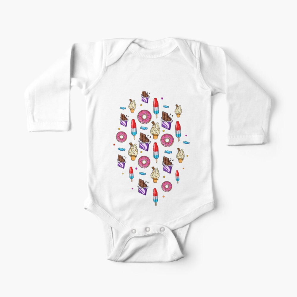 Item preview, Long Sleeve Baby One-Piece designed and sold by v0ff.