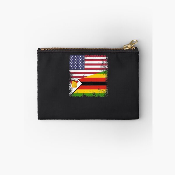 Item preview, Half Zimbabwean Flag Design | Vintage Zimbabwe USA Gift designed and sold by melsens.