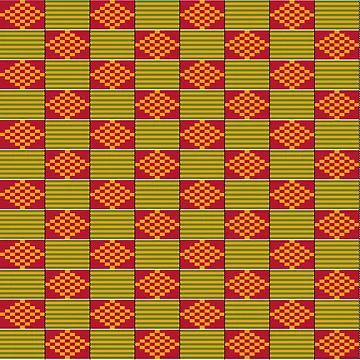 Artwork thumbnail, African Kente Pattern by hellcom