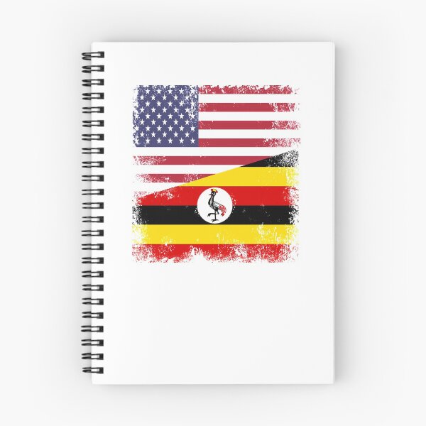 Item preview, Half Ugandan Flag Design | Vintage Uganda USA Gift designed and sold by melsens.
