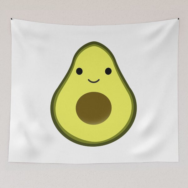 Item preview, Awesome Kawaii Avocado designed and sold by Hedgie Designs.