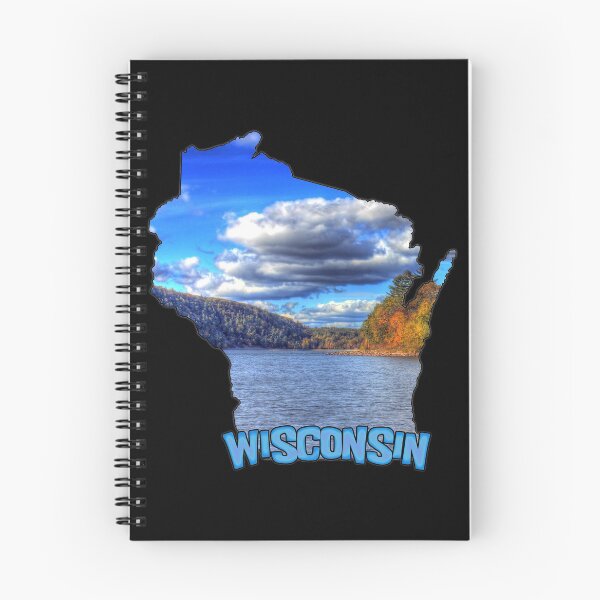 Item preview, Wisconsin State Outline (Devil's Lake State Park) designed and sold by gorff.