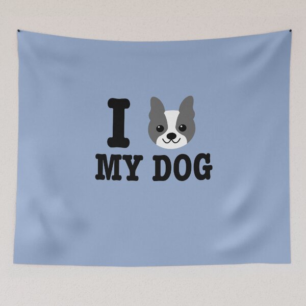 Item preview, I Love My Dog 3 - Dog Lover Dogs designed and sold by Superhero Gear.
