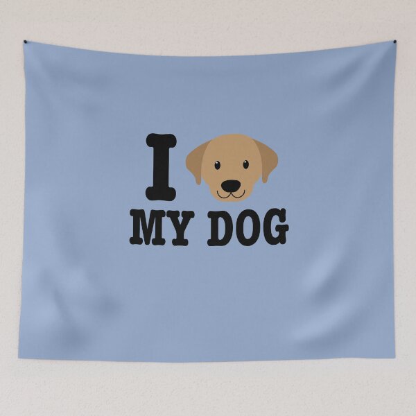 Item preview, I Love My Dog 7 - Dog Lover Dogs designed and sold by Superhero Gear.