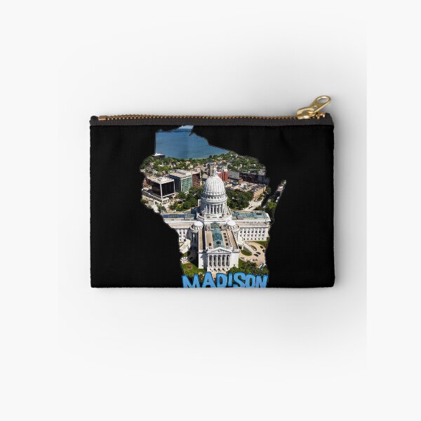 Item preview, Wisconsin State Outline (Madison) designed and sold by gorff.