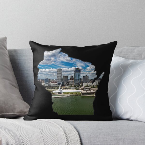 Item preview, Wisconsin State Outline (Milwaukee) designed and sold by gorff.