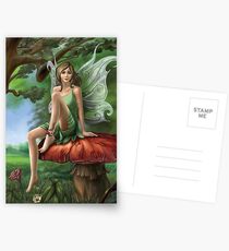 Fairy Tales in Forest Postcards