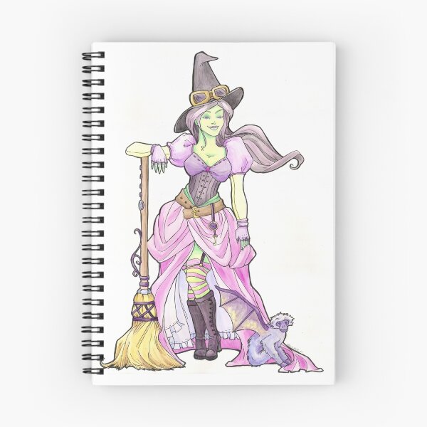 Item preview, Steampunk Wicked Witch of the West designed and sold by Karen Hallion Illustration.