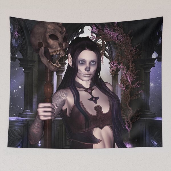 Item preview, The dark princess with skulls designed and sold by nicky2342.