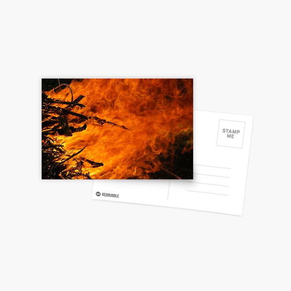 Raging Fire Postcard