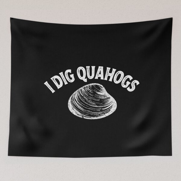 Item preview, I Dig  Quahogs Shellfish Digging Raking Shirt  designed and sold by funnytshirtemp.