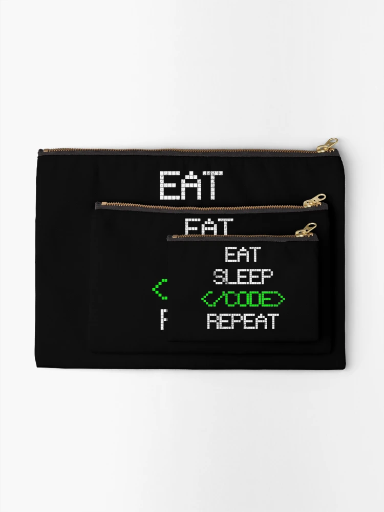 Thumbnail 2 of 4, Zipper Pouch, Coding Programming designed and sold by 4tomic.